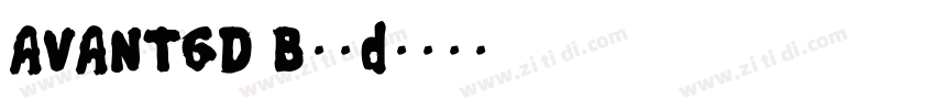 AVANTGD Bold字体转换